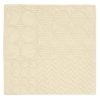 Poszewka pikowana ELEGANT 40x40 wz. cream